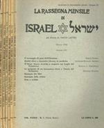 La rassegna mensile di Israel. N.1, 2, 3, 4, 10, 11, Anno 1970 terza serie