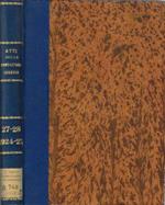 Atti della Fondazione Scientifica Cagnola. dalla sua istituzione in poi - Volume Ventisettesimo che abbraccia gli anni 1924-1925 - Volume Ventottesimo che abbraccia gli anni 1926-1927