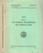 Atti della Accademia Peloritana dei pericolanti. Classe di Scienze Fisiche Matematiche e Naturali - Volume LXXII - Anno Accademico CCLXV (1994)