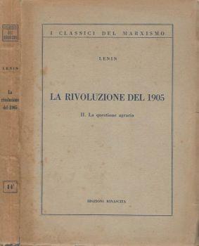 La rivoluzione del 1905. II. La questione agraria - Lenin - copertina