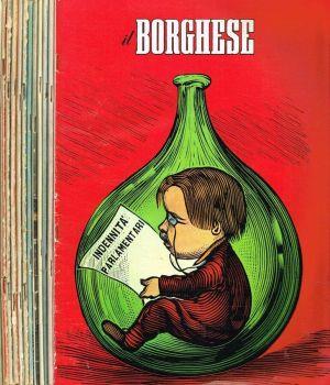 Il Borghese. Anno XII, vol.XIX, n.2, 6, 13, 17, 18, 22, 28, 30, 33, 40, 52, 1961 - Mario Tedeschi - copertina