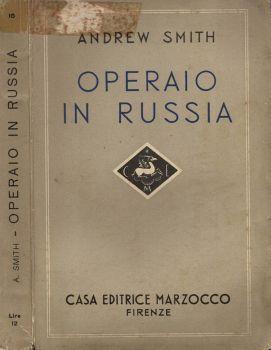 Operaio in Russia - Andrew Smith - copertina