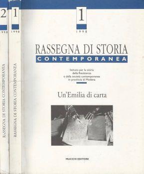 Rassegna di storia contemporanea - Anno 5, 1998 - n. 1 "Un'Emilia di carta" - n. 2 "Oltre la ricostruzione. Modena 1945-1960" - copertina