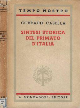 Sintesi storica del primato d'Italia - copertina