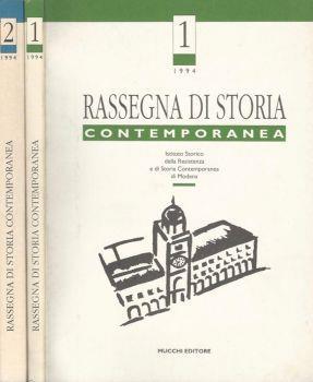 Rassegna di storia contemporanea - Anno 1, 1994 - n. 1 e n. 2 "Città e cultura. Politiche culturali fra continuità e trasformazione" - copertina