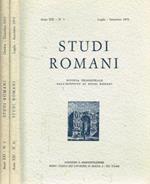 Studi Romani. Rivista trimestrale dell'Istituto di Studi Romani. Anno XXI, 1973, n.3, 4