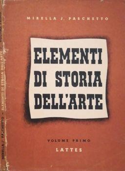 Elementi di storia dell'arte - copertina