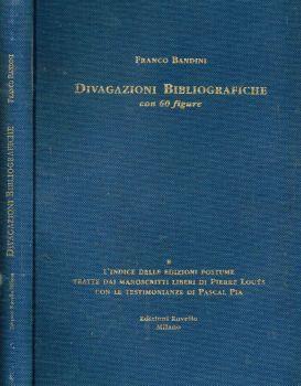 Divagazioni bibliografiche - Franco Bandini - copertina