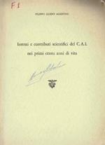 Intenti e contributi del C.A.I. nei primi cento anni di vita