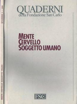 Mente - Cervello - Soggetto umano. Un confronto tra filosofia e scienze - copertina