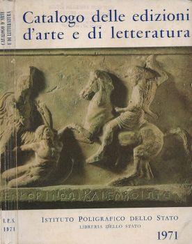 Catalogo delle Edizioni d'Arte e di Letteratura 1971 - copertina