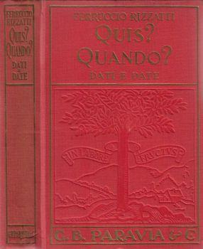 Quis? Quando? Dati e Date - Ferruccio Rizzatti - copertina
