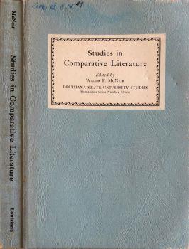 Studies in Comparative Literature - copertina