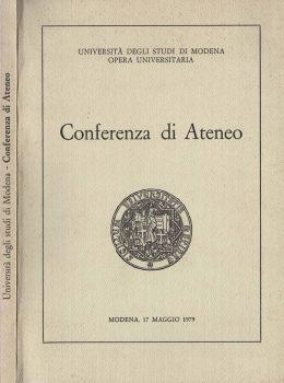 Confereza di Ateneo - copertina