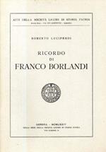 Ricordo di Franco Borlandi