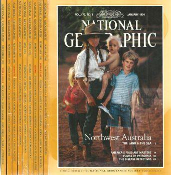 National Geographic 1991 - copertina