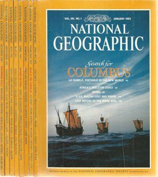 National Geographic 1992 - copertina