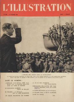 L' Illustration 98 Année - N. 5060 Février 1940. Journal Hebdomadaire Universel - copertina
