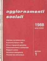 Aggiornamenti sociali - n. 1, 11 - 1988, Anno XXXIX