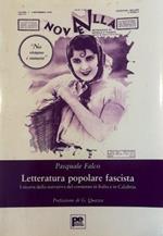 Letteratura popolare fascista I ricorsi della narrativa del consenso in Italia e in Calabria