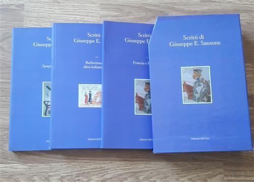 Scritti Di Giuseppe E. Sansone. Cofanetto 3 Voll. Edizione Dell'orso - copertina