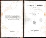 Pensieri ed esempi