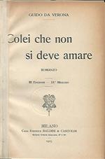 Colei Che Non Si Deve Amare