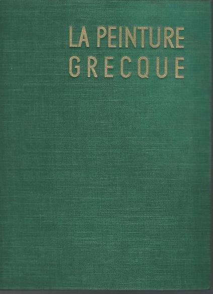 La peinture Grecque - Martin Robertson - copertina