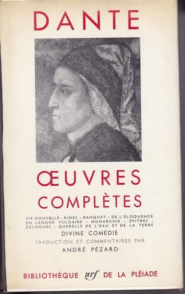 Oeuvres complètes - Dante Alighieri - copertina