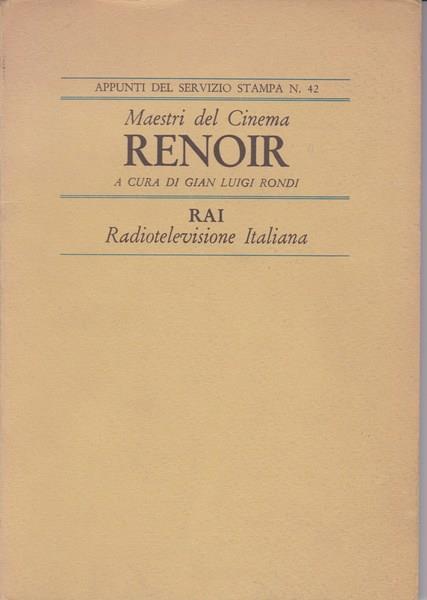 Renoir - Gian Luigi Rondi - copertina