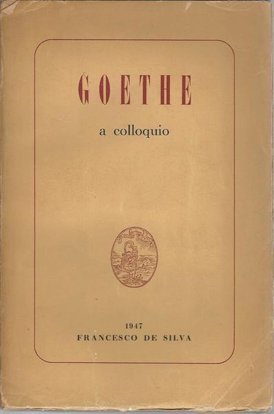 Goethe A Colloquio - Barbara Allason - copertina