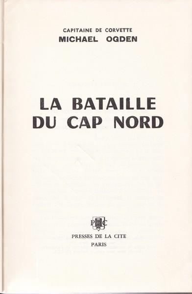 La Bataille du Cap Nord - Michael Ogden - copertina