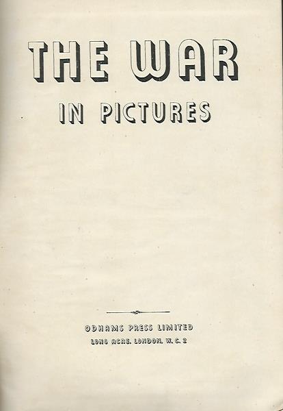 The War In Pictures - copertina