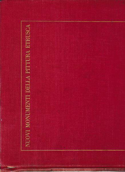 Nuovi monumenti della pittura etrusca - M. Moretti - copertina