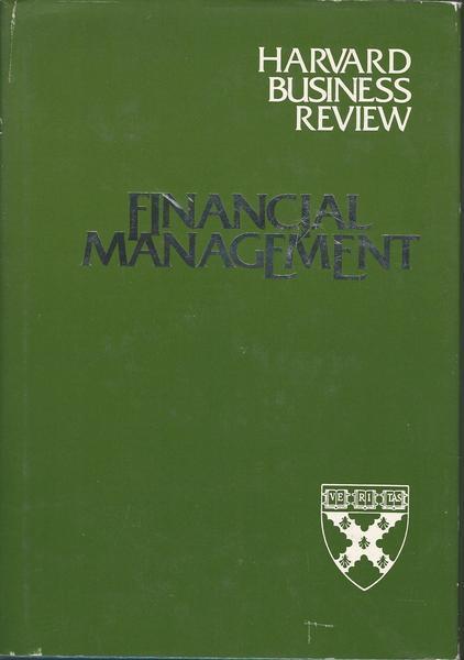 Financial Management - Dwight B. Crane - copertina