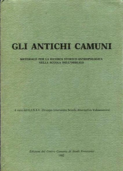 Gli antichi camuni - copertina