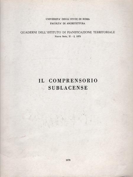 Il comprensorio sublacense