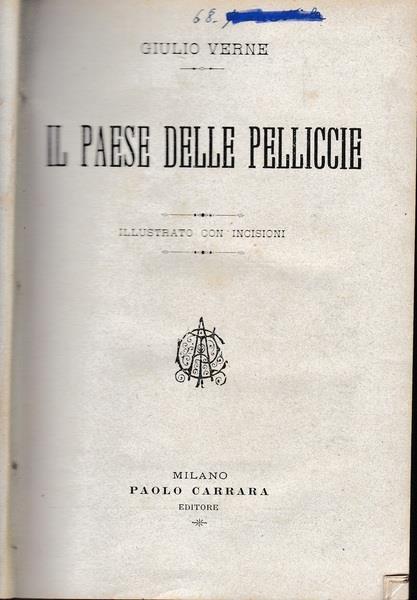 Il paese delle pelliccie - Jules Verne - copertina
