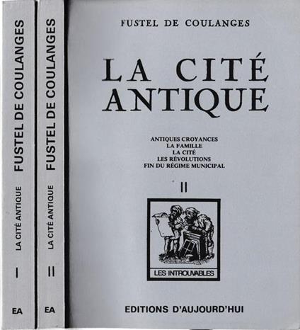 La cité antique (2 volumi) - Fustel de Coulanges - copertina
