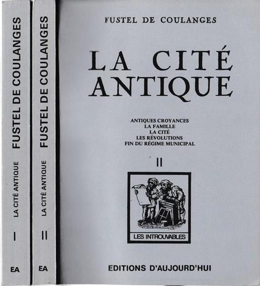 La cité antique (2 volumi) - Fustel de Coulanges - copertina
