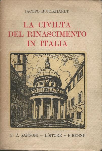La Civiltà Del Rinascimento In Italia - Jacob Burckhardt - copertina