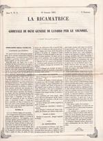 La ricamatrice. Giornale di ogni genere di lavoro (...). 31 Gennaio 1851