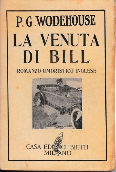 La venuta di Bill - Pelham G. Wodehouse - copertina