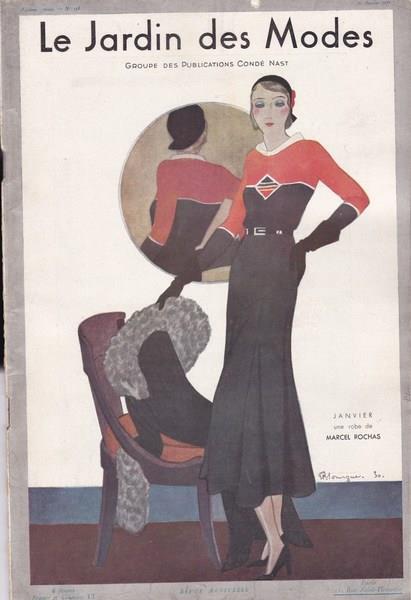 Le Jardin des Modes. XI. N. 138. 15 Gennaio 1931 - copertina