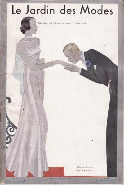 Le Jardin des Modes. XI. N. 140. 15 Marzo 1931 - copertina
