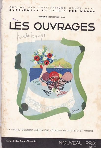 Les Ouvrages du `Jardin des Modes`. Secondo Semestre 1935 - copertina