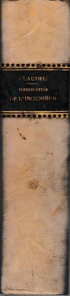 Introduction à la Science de l'Ingégnieur - J. Claudel - copertina