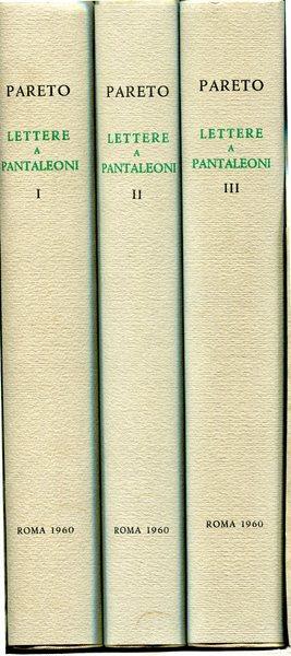 Lettere a Maffeo Pantaleoni - Vilfredo Pareto - copertina