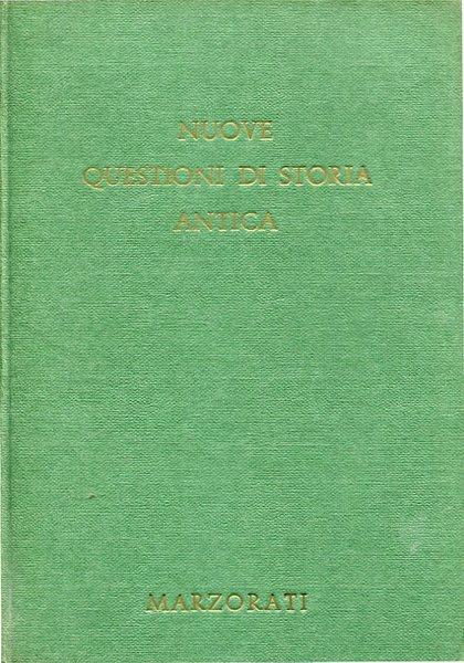 Nuove questioni di storia antica