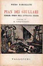 Pian dei giullari. Panorama storico della letteratura Italiana. Vol. VI